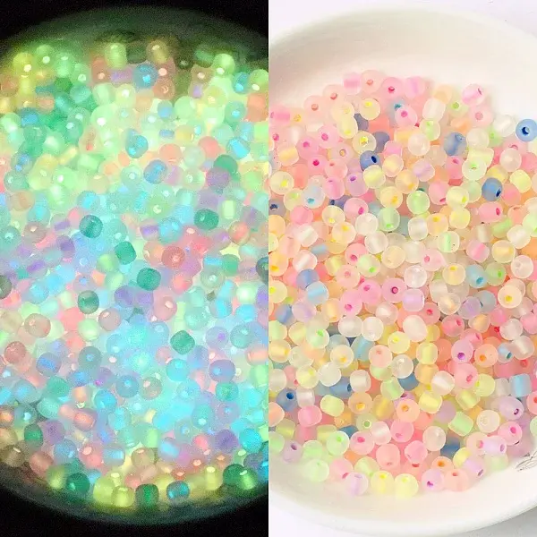 Luminous Translucent Glass Seed Beads
