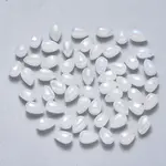 Transparent Spray Painted Glass Charms