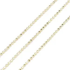 Spray Painted Brass Faceted Ball Chains