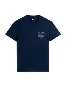 Tommy Jeans Tričko  námornícka modrá