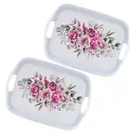 Sada melaminových táců ROSES 36 x 25,5 cm 2 ks