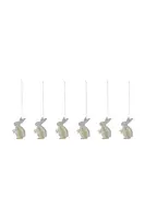 Velikonoční dekorace House Doctor HDRabb 6 cm 6-pack