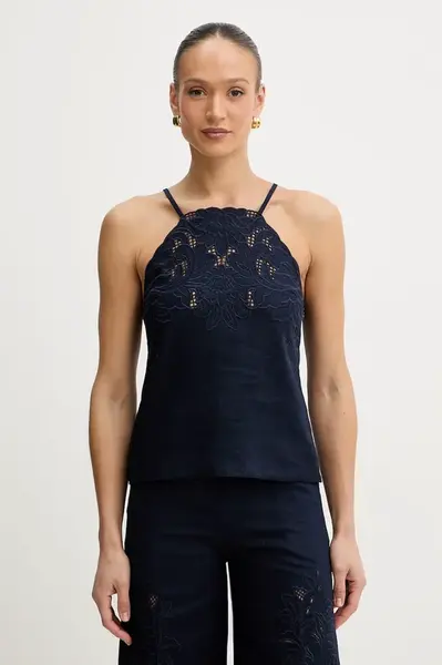 Twinset Halenka s přídavkem lnu Twinset