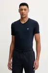Emporio Armani Underwear basic tričko pánské bavlněné s elastanem 2-pack