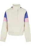 Girls' Light 3-Tone Pull-Over Jacket White Sand/Purpleday/Girlypink