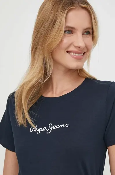 Bavlněné tričko Pepe Jeans LORETTE