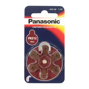 Baterie do naslouchadel PR-312L(41)/6LB Panasonic