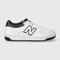Sneakers boty New Balance BB480LWN bílá barva