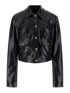 GUESS Prechodná bunda  čierna