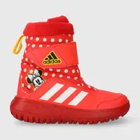 Dětské sněhule adidas Winterplay Minnie C červená barva