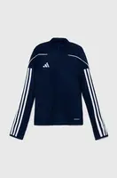 Dětská mikina adidas Performance TIRO23L TR TOPY tmavomodrá barva, vzorovaná, HS3488