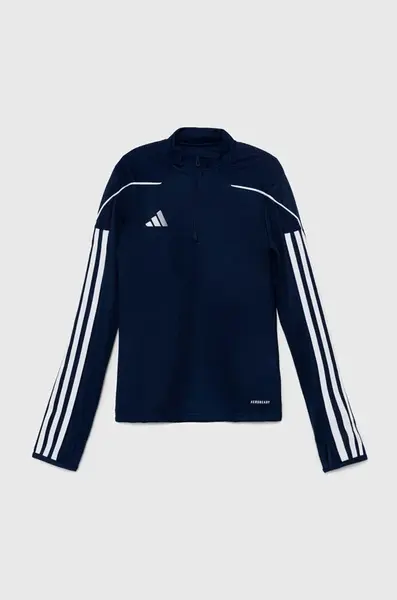 Dětská mikina adidas Performance TIRO23L TR TOPY tmavomodrá barva, vzorovaná, HS3488