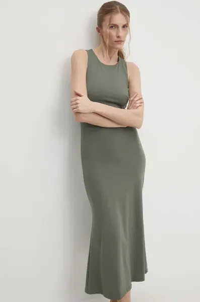 Šaty Answear.LAB šedá barva, midi