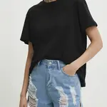 Džínové šortky Answear.LAB dámské, s aplikací, high waist