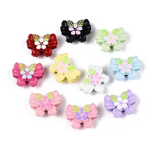 Baking paint Alloy Enamel Beads