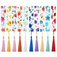 20Pcs 10 Colors Acrylic Bookmarks