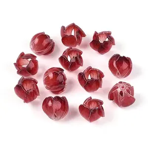 Flower Resin Bead Cap