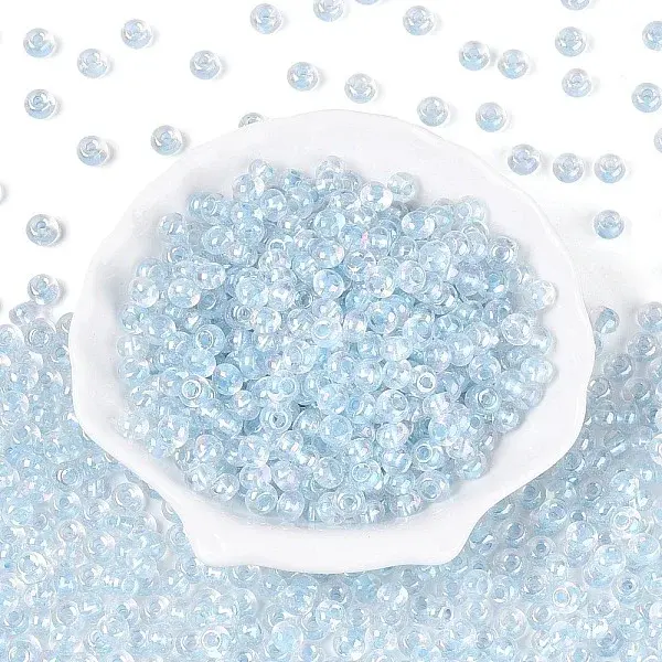 Inside Colours Transparent Glass Seed Beads