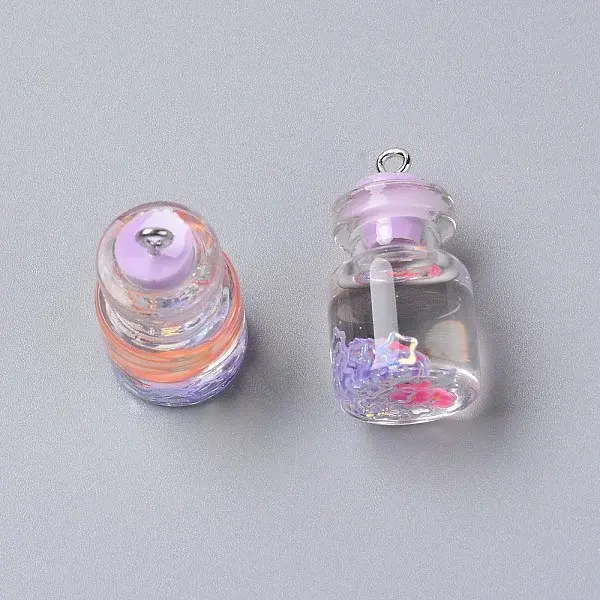 Wish Glass Bottle Pendants