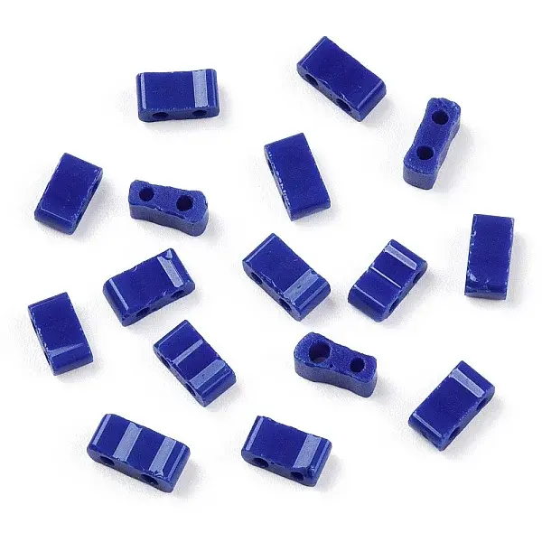 2-Hole Opaque Glass Seed Beads