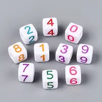 Opaque Acrylic European Large Hole Beads