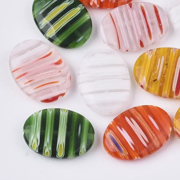 Handmade Millefiori Glass Beads