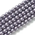 Eco-Friendly Dyed Glass Pearl Round Beads Strands