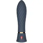 Sexy Elephant Vibrátor z dvojitého silikónu Blue Velvet