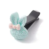 Rabbit with Bowknot Resin Car Air Vent Clips
