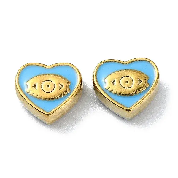 Ion Plating(IP) 304 Stainless Steel Enamel Beads