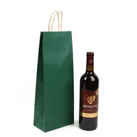 Rectangle Solid Color Kraft Paper Gift Bags