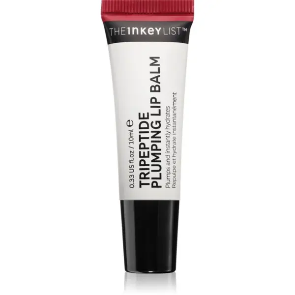 The Inkey List Tripeptide Plumping Lip Balm balzám na rty se zvětšujícím efektem odstín Berry 10 ml