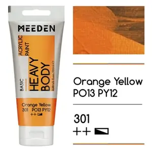 Akrylová barva Meeden 100ml – 301 Orange Yellow