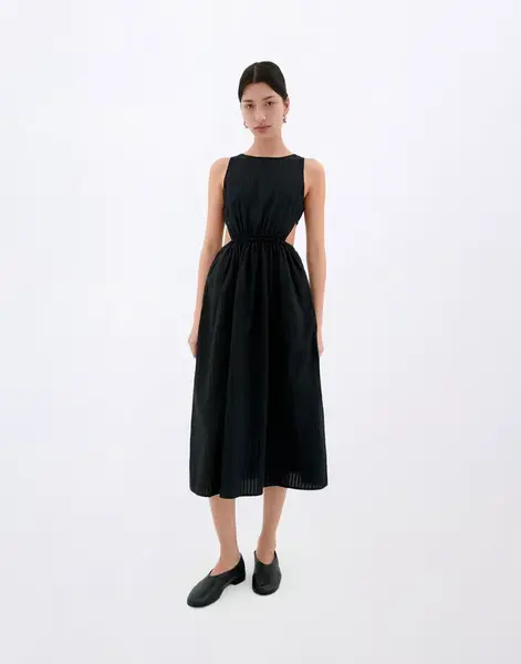 Thinking MU Black Kin Dress BLACK XS