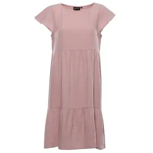 Dámské bavlněné šaty alpine pro akesa růžová xl