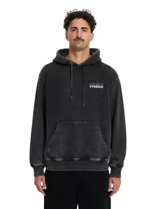 Volcom pánská mikina Noder Po Light Acid Black | Černá | Velikost XL