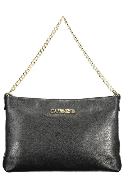 Černá kabelka přes rameno s řetízkem