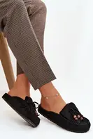 Dámské pantofle s třásněmi a korálky Belissa