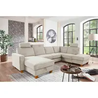 Sit & More SEDACÍ SOUPRAVA, textil, krémová