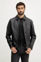 Kožená bunda BOSS Orange Jogear