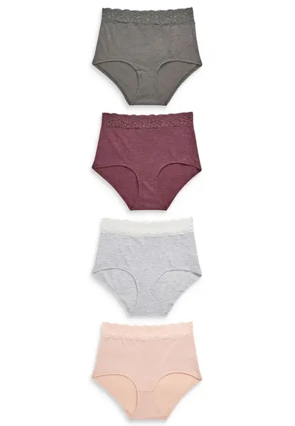 Next Nohavičky  sivá / svetlosivá / ružová / bordová