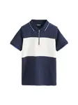 Next Tričko  námornícka modrá / biela