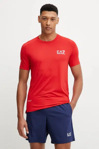 Tričko EA7 Emporio Armani černá barva