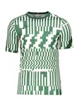 NIKE Funkčné tričko  zelená / čierna / biela