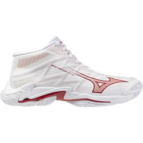 Mizuno WAVE LIGHTING ELITE MID W Dámska volejbalová obuv, biela, veľkosť 38.5
