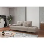 Sit & More LENOŠKA, textil, šedobéžová