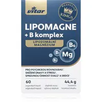 Vitar Magnesium Kings Lipomagne + B komplex horčík na podporu činnosti nervovej sústavy 60 cps