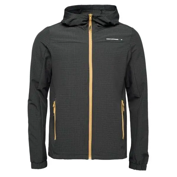 Northfinder MOYZE Pánská technická mikina, černá, velikost