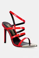 Just Cavalli sandály na jehlovém podpatku