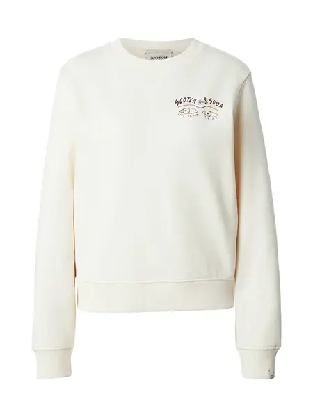 SCOTCH & SODA Mikina  bordová / šedobiela